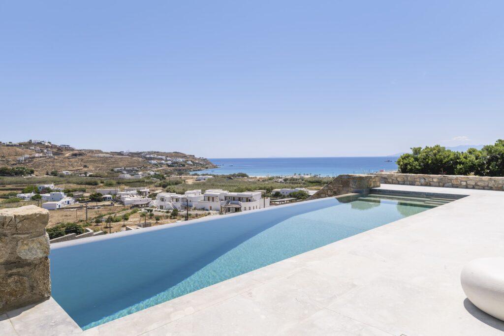 luxury villa Mykonos sea view – Villa Aquaridge infinity pool Aegean