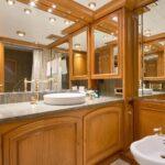 Pulse master suite Puleo Inc interior teak and joinery