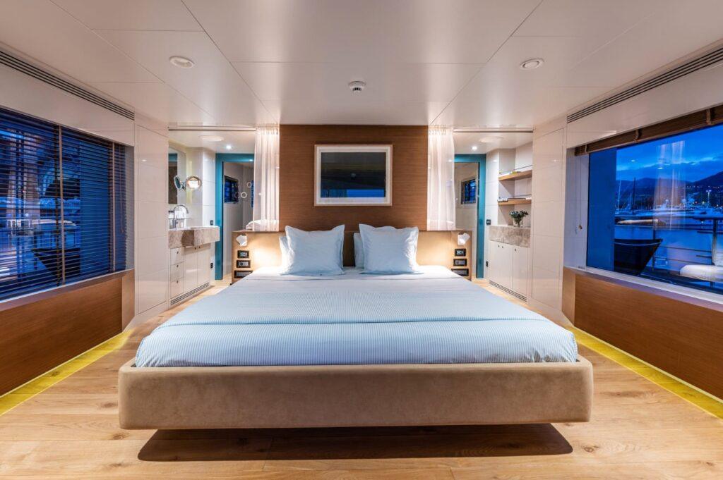 Moonlight Caladan upper deck master suite panoramic terrace Croatia