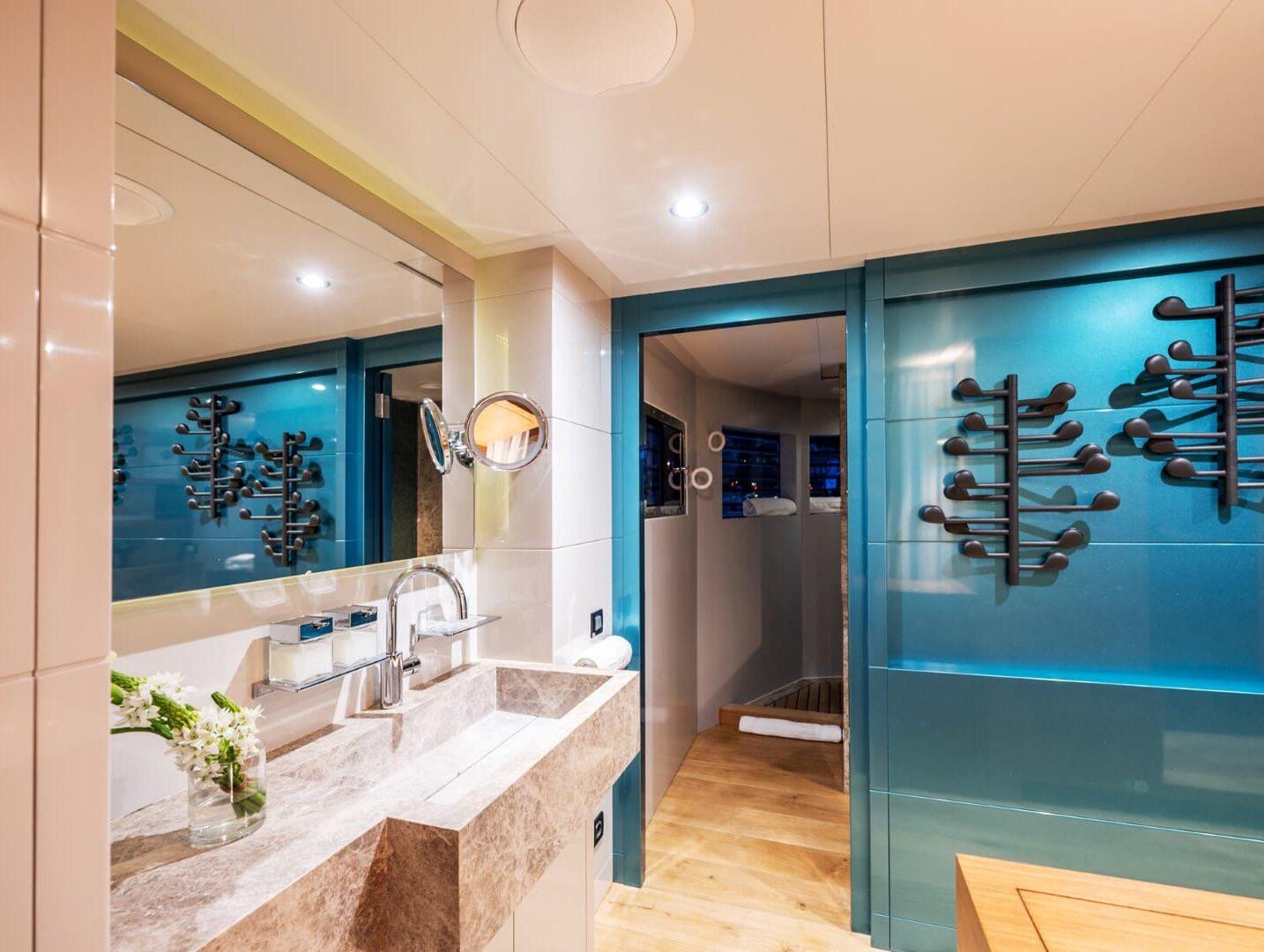 Moonlight Caladan upper deck master suite panoramic terrace Croatia