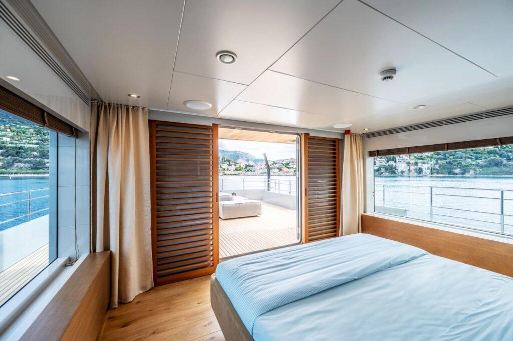 Moonlight Caladan upper deck master suite panoramic terrace Croatia