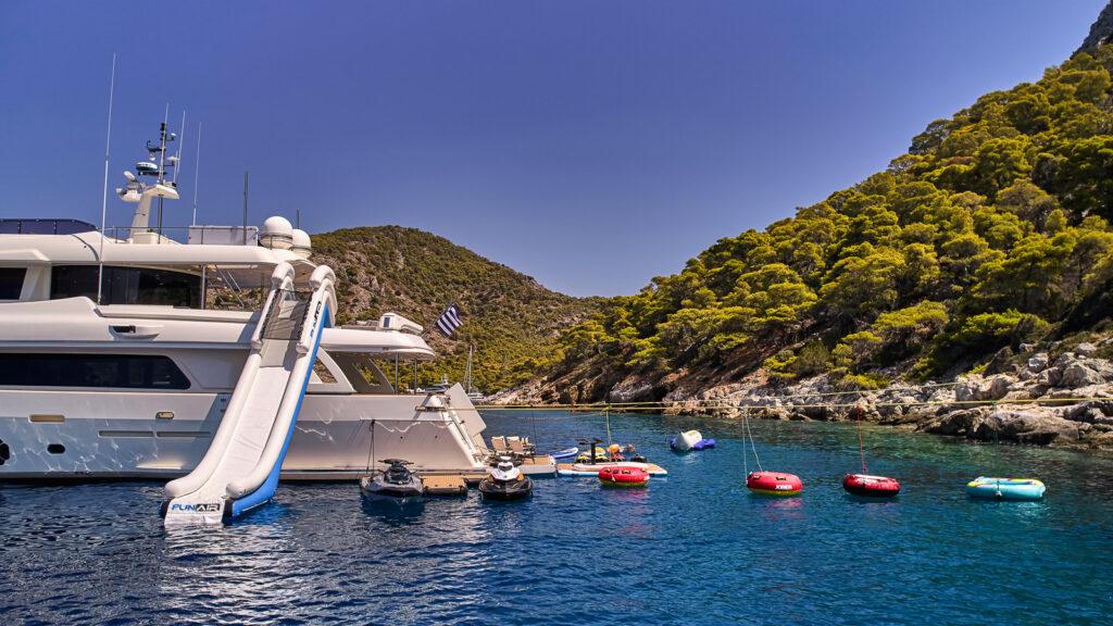 Nova Seabob F5S and water slide watertoys