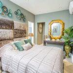 Luxury interior bedroom at Villa Cap Élan, Cap d'Antibes