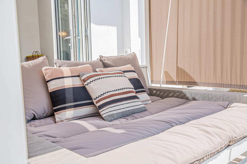 Luxury interior bedroom at Villa Cap Élan, Cap d'Antibes