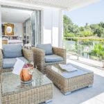 Luxury interior bedroom at Villa Cap Élan, Cap d'Antibes