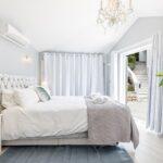 Luxury interior bedroom at Villa Cap Élan, Cap d'Antibes