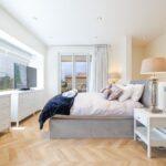 Luxury interior bedroom at Villa Cap Élan, Cap d'Antibes