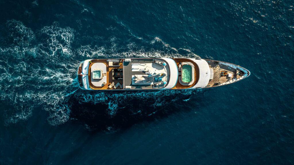 Free Spirit yacht charter Croatia — 48m superyacht Split Adriatic