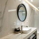 luxury en-suite bedroom with sea view at Vos Estate, 11-bedroom villa Mykonos